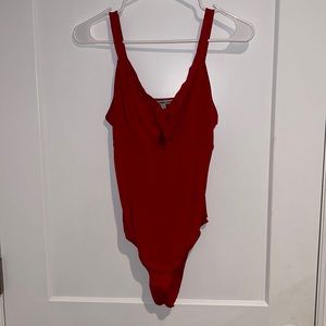 Charlotte Russe Red Bodysuit